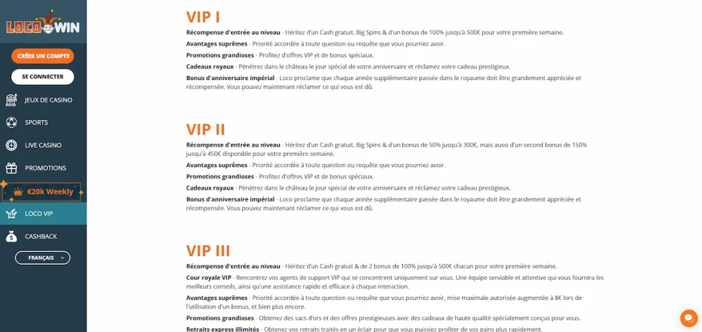 Ambiance médiévale sur Locowin Casino avec des free spins hebdomadaires sans condition de mise